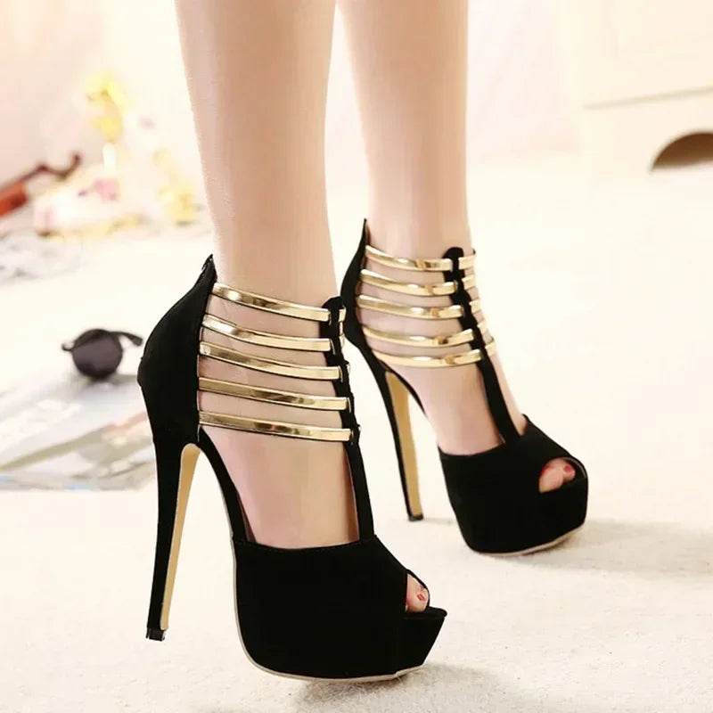 Elegant Stiletto High Heels for Women - Summer Slingback Pumps - Buy Center UK