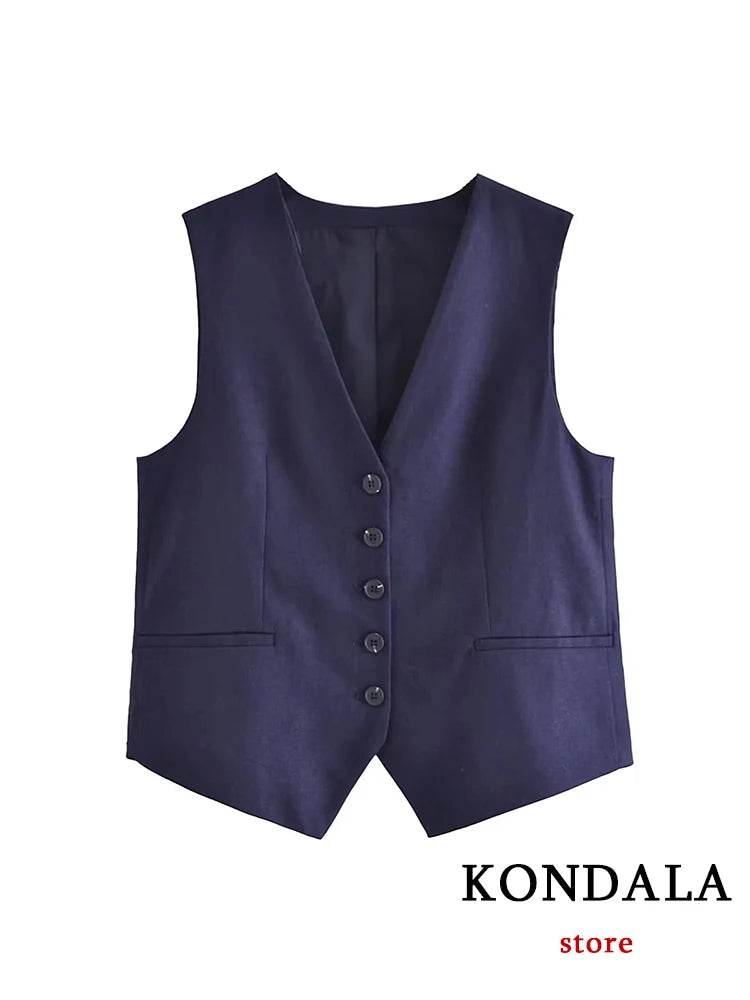 TRAFZA Casual Women Suits - V Neck Blazer & Wide Leg Shorts - Buy Center UK