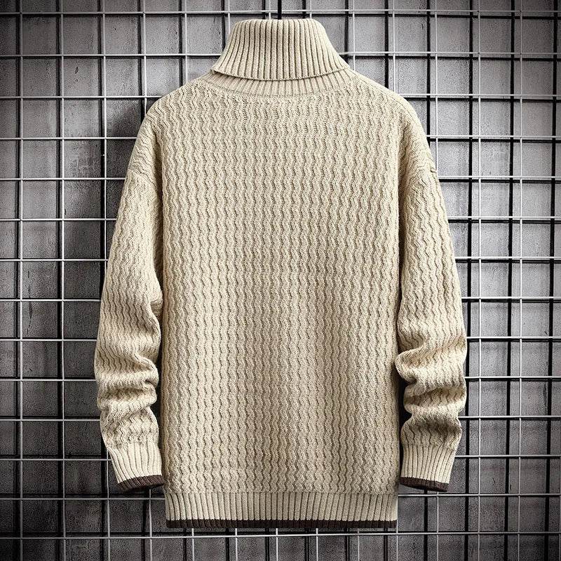Buy Center 4XL-M Winter Men's Turtleneck Sweater - Warm & Casual - Buy Center UK