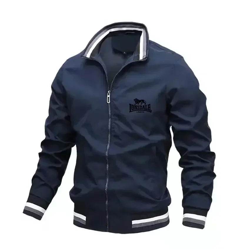 LONSDALE Men's Aviator Jacket - Stand Collar, Casual Slim Fit - Buy Center UK