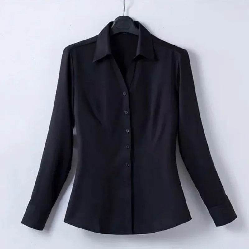 Buy Center Women's Short Sleeve Black Blouse - High Elasticity, Casual Style - Buy Center UK