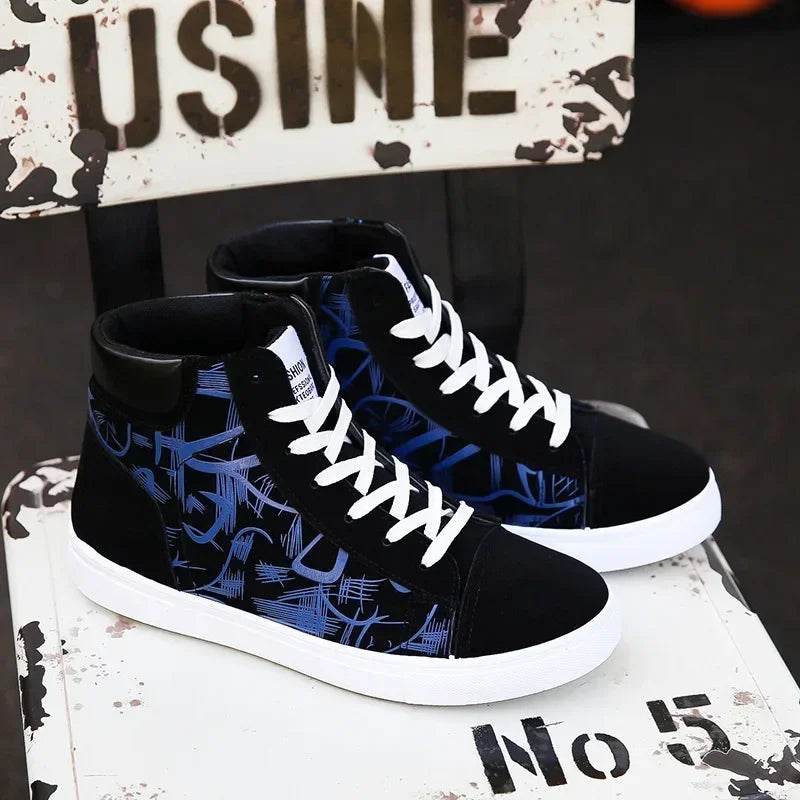 Buy Center High Top Canvas Shoes - Stylish Casual Sneakers for Men - Buy Center UK