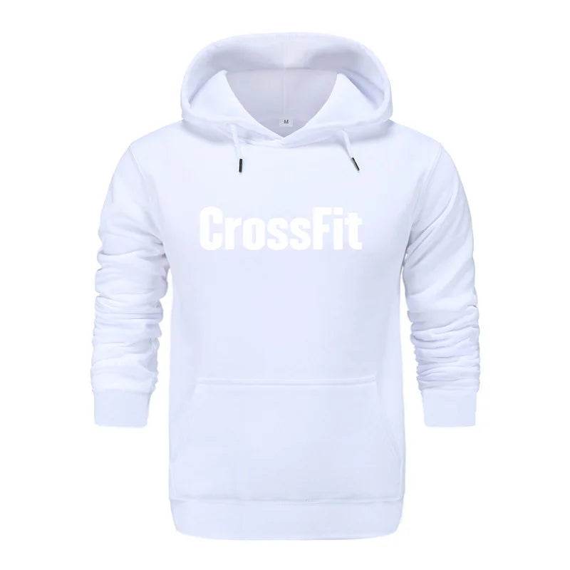 Buy Center Men's CrossFit Sweatshirt - Stylish Black Print Hoodie - Buy Center UK