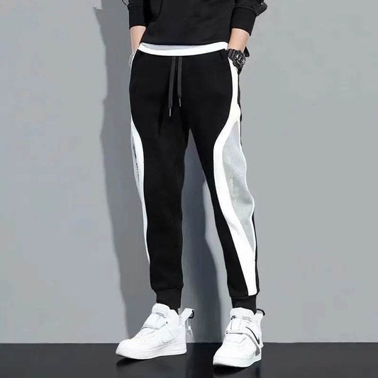 Buy Center 2024 Men's Sports Pants - Loose Fit & Patchwork Design - Buy Center UK