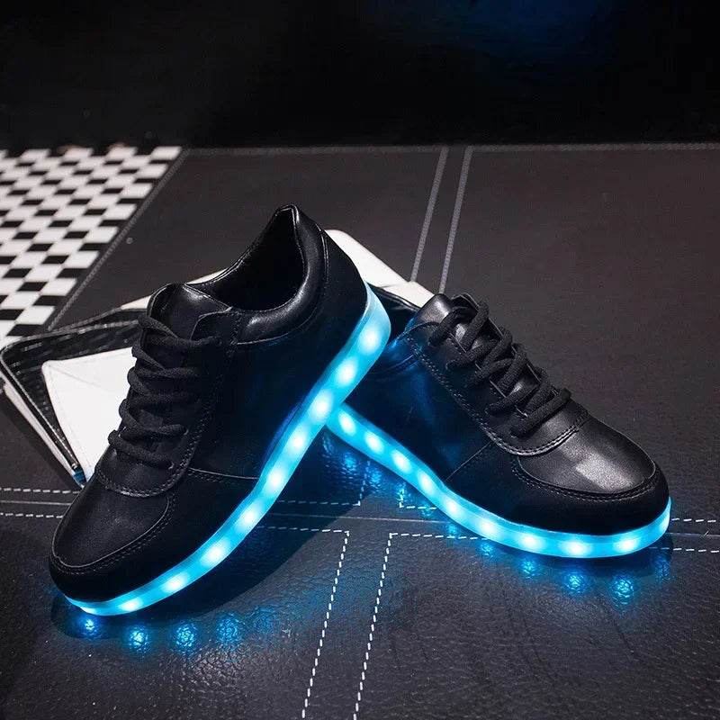 Maogu Luminous Sneakers - USB Rechargeable LED Light-Up Shoes - Buy Center UK
