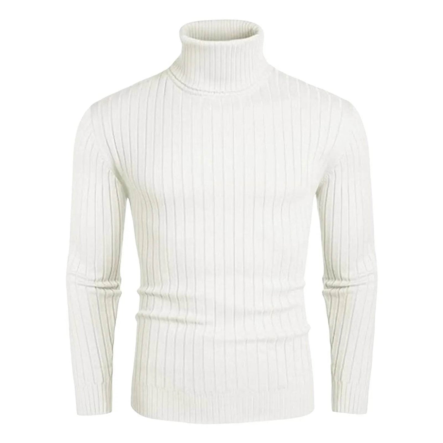 Buy Center Men's Winter Turtleneck Sweater - Warm & Stylish Knit - Buy Center UK