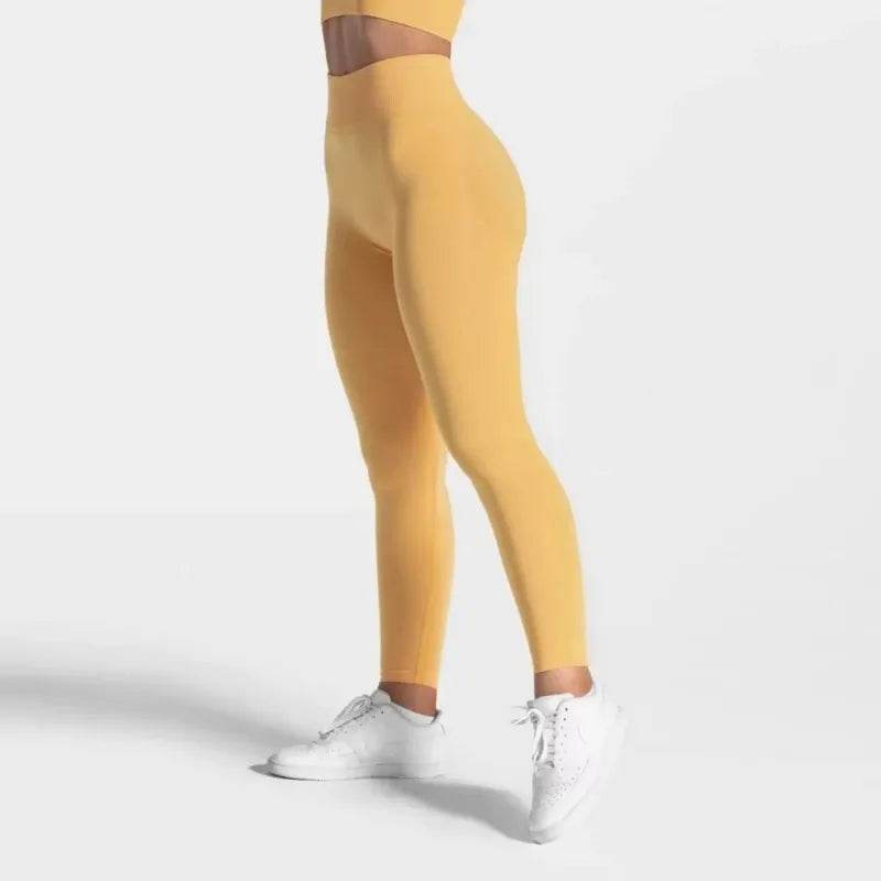 2025 TEVEO Women's Seamless Yoga Leggings - High Stretch Fitness Pants - Buy Center UK