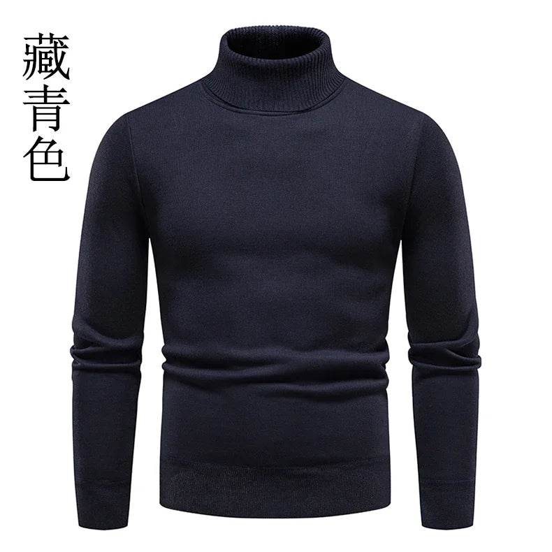 Buy Center Men's Winter Turtleneck Sweater - Casual & Versatile Fit M-4XL - Buy Center UK