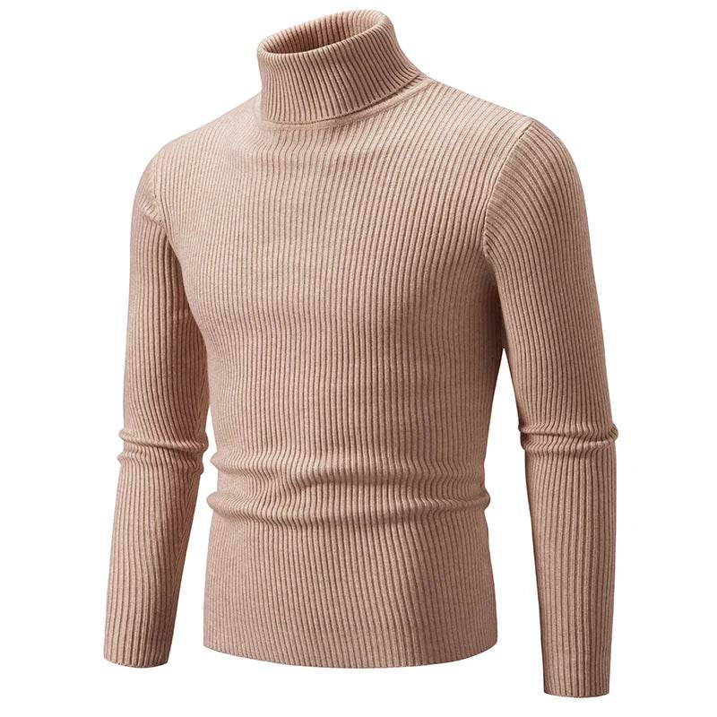 Buy Center Men's High Neck Sweater - Warm, Stylish Turtleneck Pullover - Buy Center UK