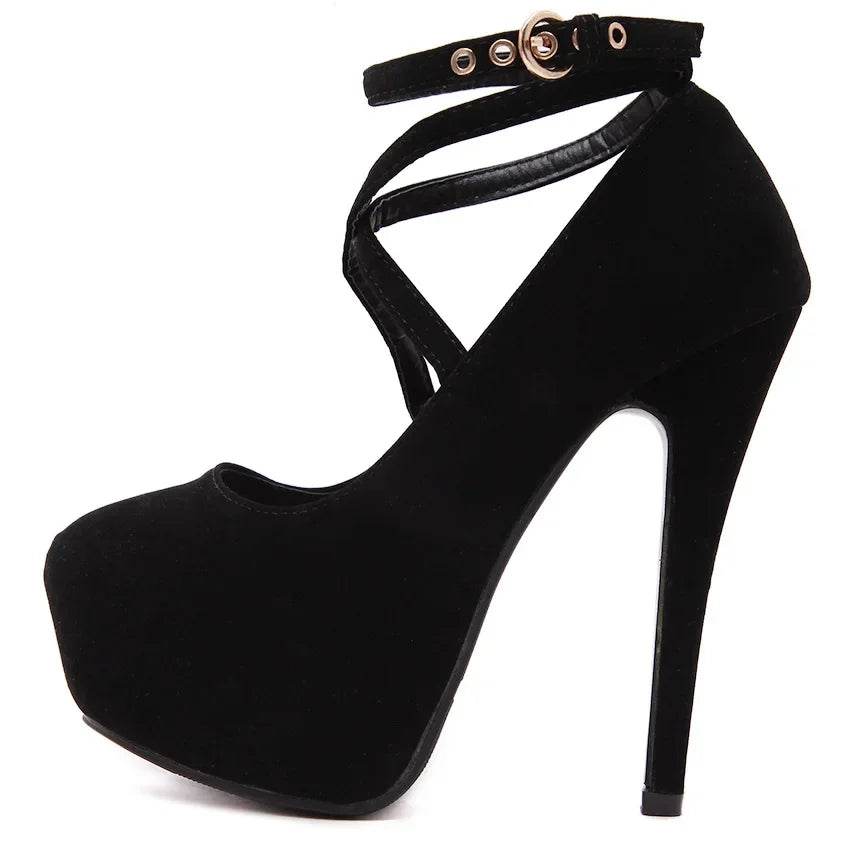 Buy Center Super High Heels for Women - Stylish Waterproof Pumps - Buy Center UK