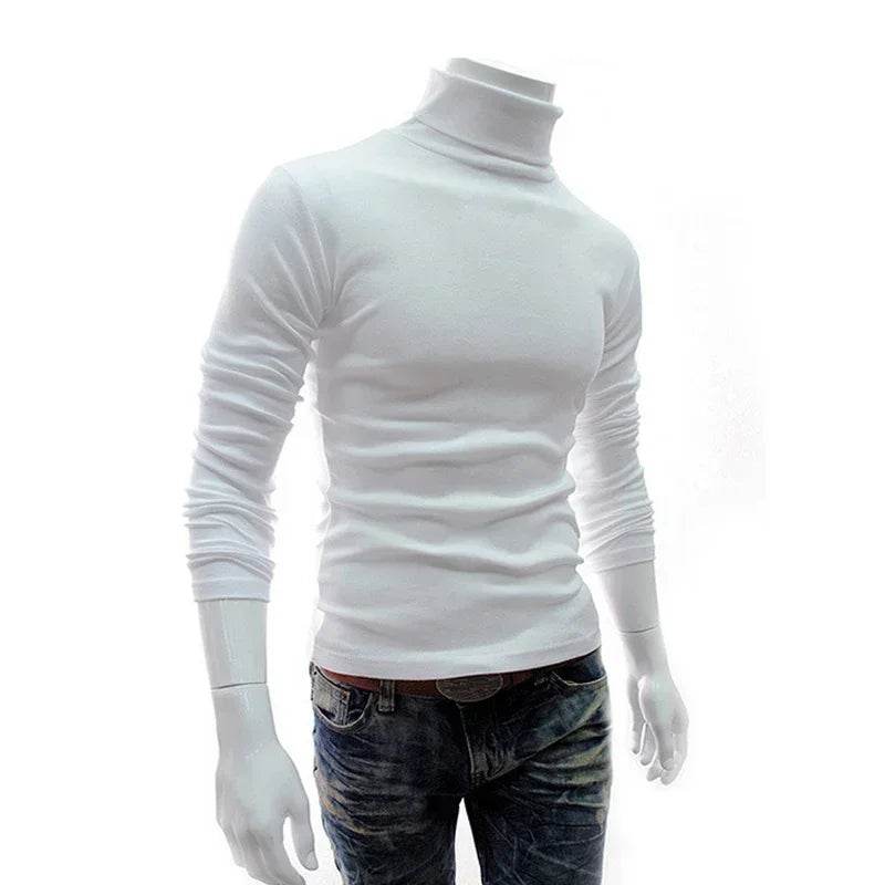 Buy Center Thin Turtleneck Men’s Sweater - Stylish Knitted Pullover - Buy Center UK
