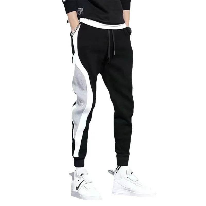 Buy Center 2024 Men's Sports Pants - Loose Fit & Patchwork Design - Buy Center UK
