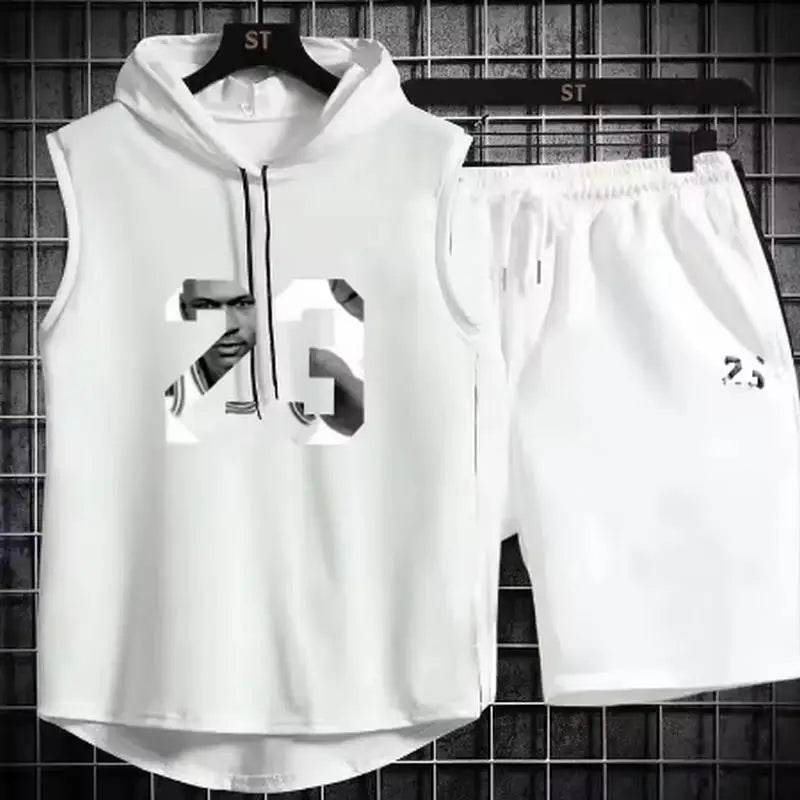 Buy Center Men's Summer Two Piece Set - Casual T-Shirt & Shorts - Buy Center UK