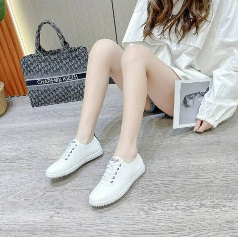 Buy Center Women’s White Casual Canvas Shoes - Breathable & Stylish - Buy Center UK
