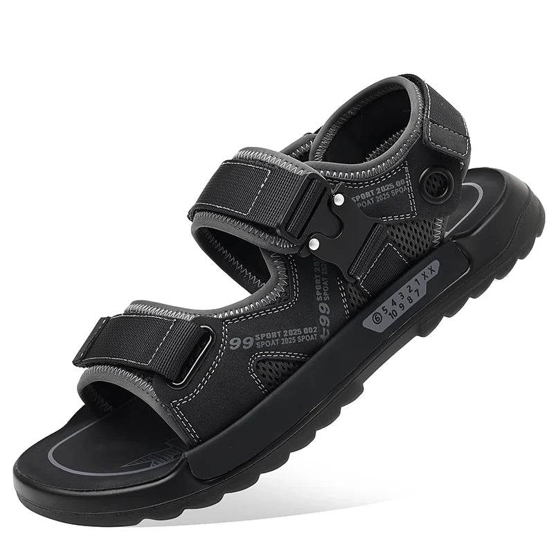 Buy Center Handmade Men's Leather Sandals - Lightweight & Comfy - Buy Center UK