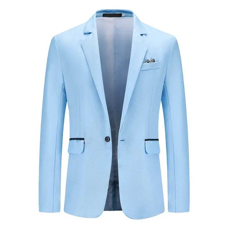 Buy Center Men's Western-Style Casual Blazer - Trendy Korean Design - Buy Center UK