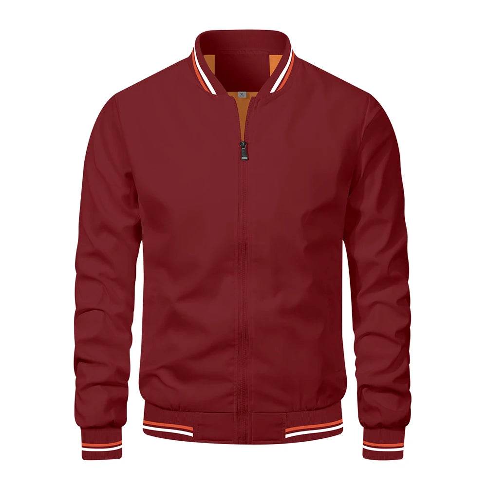 Buy Center Black Bomber Jacket for Men - Slim Fit, Casual Style - Buy Center UK