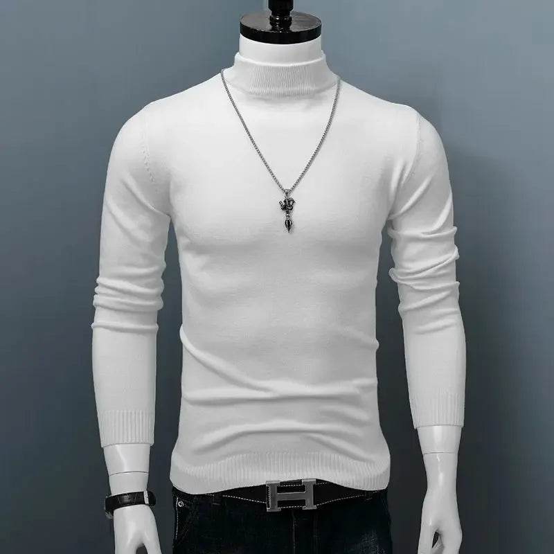 Buy Center Men’s Cashmere Half Turtleneck Sweater - Warm & Stylish - Buy Center UK