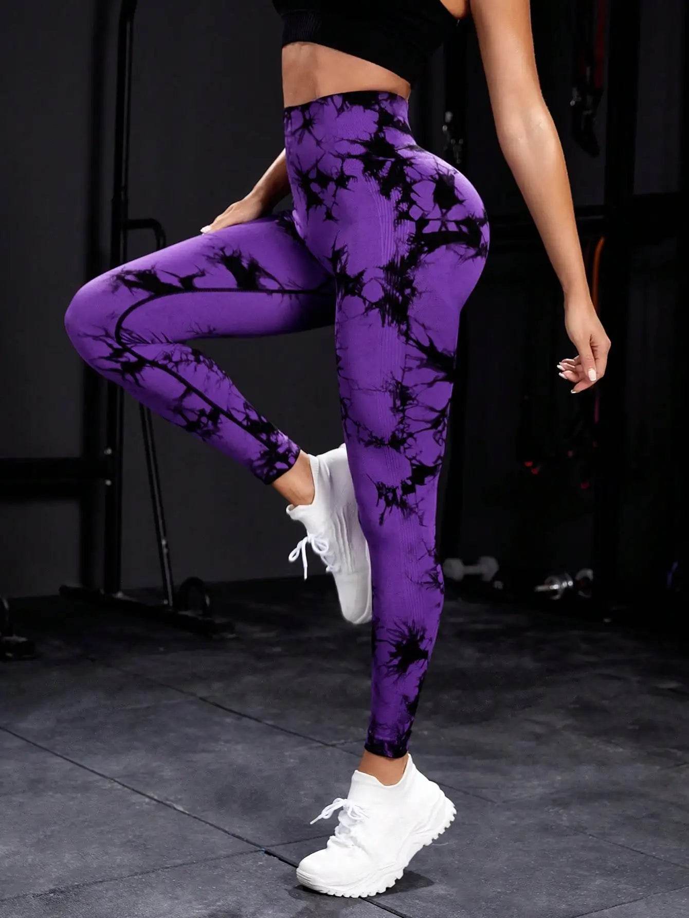 Buy Center High Waist Seamless Yoga Pants - Push Up Fitness Leggings - Buy Center UK