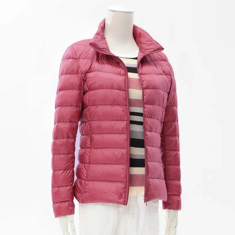 Buy Center Women's Spring Puffer Coat - Ultra Light Duck Down - Buy Center UK