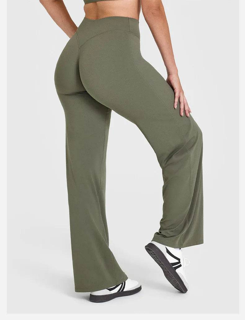 Buy Center Women's High Waist Fitness Trousers - Breathable Yoga Pants - Buy Center UK