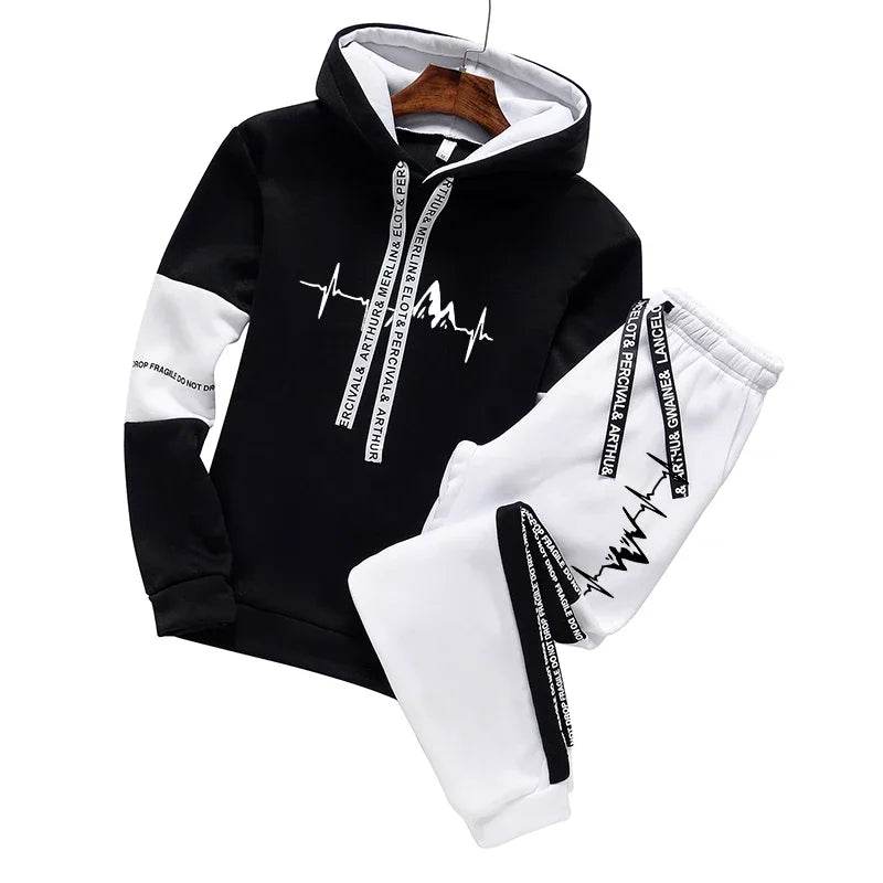 Buy Center 2024 Men's Tracksuit - Classic Hooded Sweatshirt & Joggers - Buy Center UK