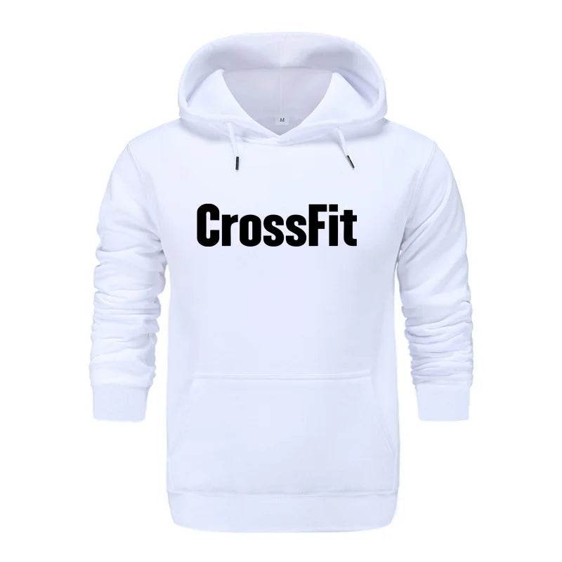Buy Center Men's CrossFit Sweatshirt - Stylish Black Print Hoodie - Buy Center UK