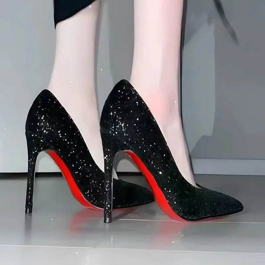Buy Center 10cm High Heels - Sexy Sequins Summer Fashion Pumps - Buy Center UK