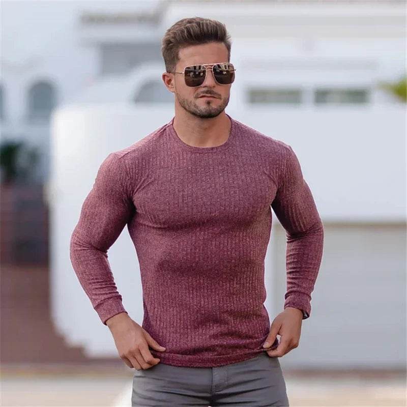 Buy Center Men's Turtleneck Sweater - Slim Fit, Casual Warmth - Buy Center UK