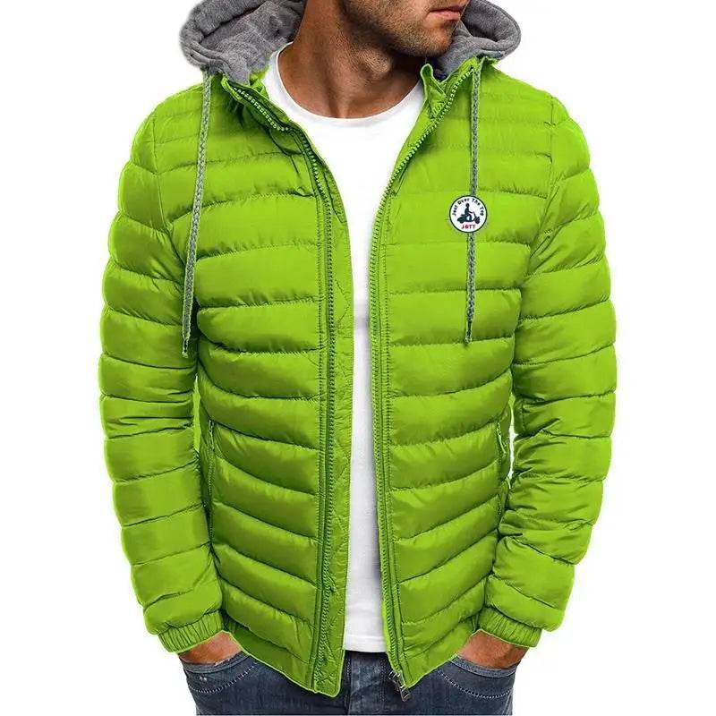 JOTT Men's Cotton Hooded Jacket - Lightweight Winter Sportswear - Buy Center UK