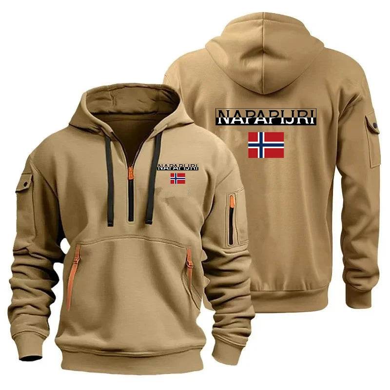 Buy Center Vintage Oversized Cotton Hoodie - Men's Pullover Fashion - Buy Center UK