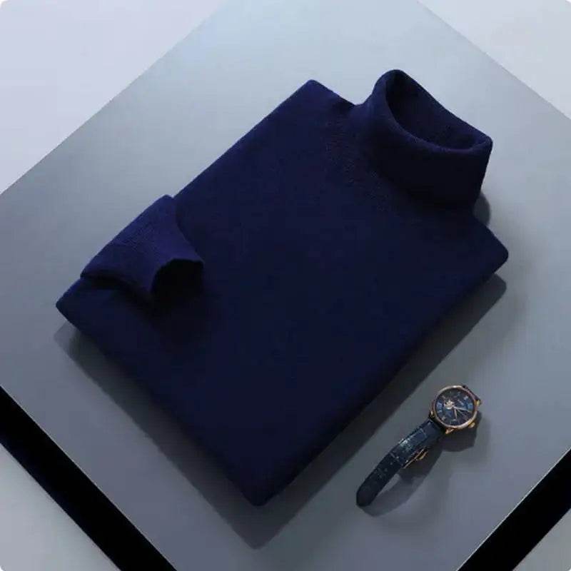Buy Center Cashmere Cotton Blend Turtleneck Sweater - Warm & Stylish - Buy Center UK