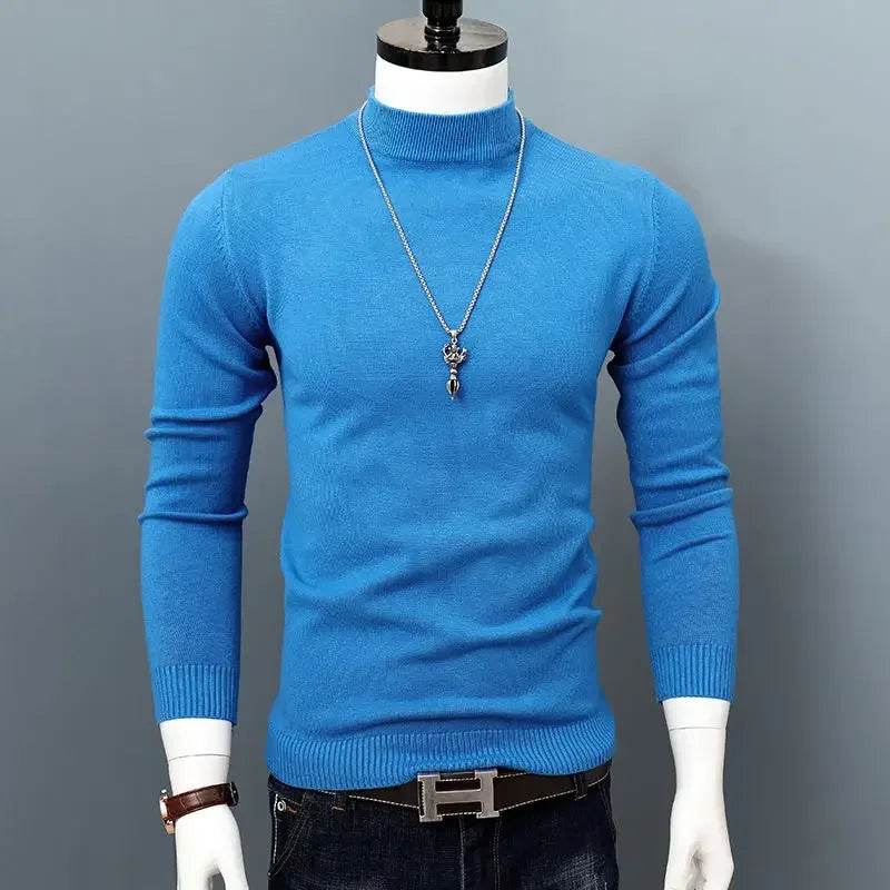 Buy Center Men’s Cashmere Half Turtleneck Sweater - Warm & Stylish - Buy Center UK