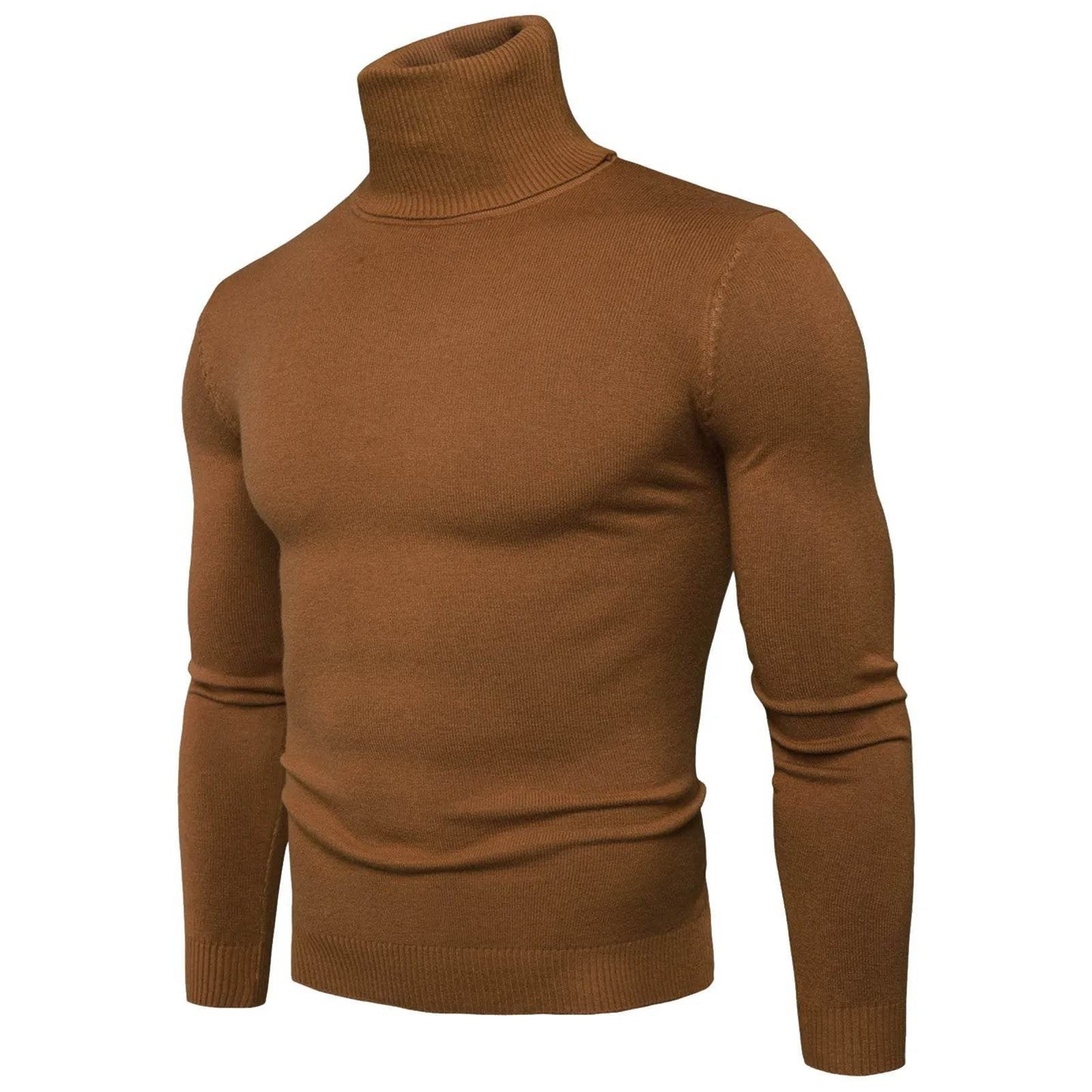 Buy Center Men's Black Turtleneck Sweater - Warm Slim Fit Autumn Top - Buy Center UK