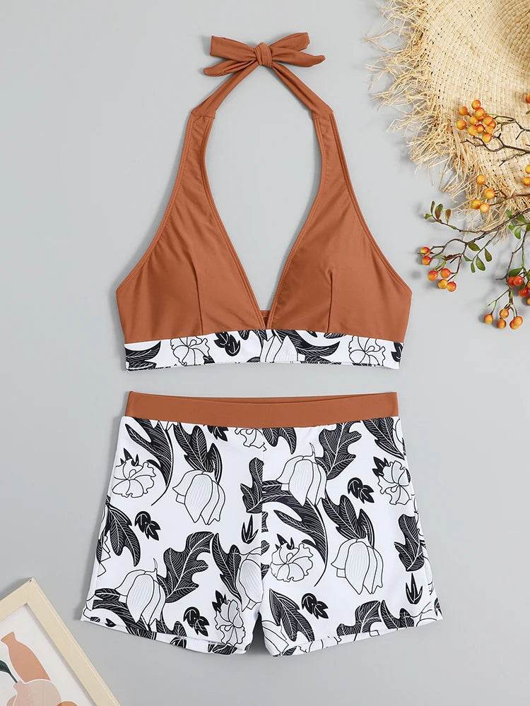 2025 Halter Bikini Set - High Waist Women's Swimsuit for Beach - Buy Center UK