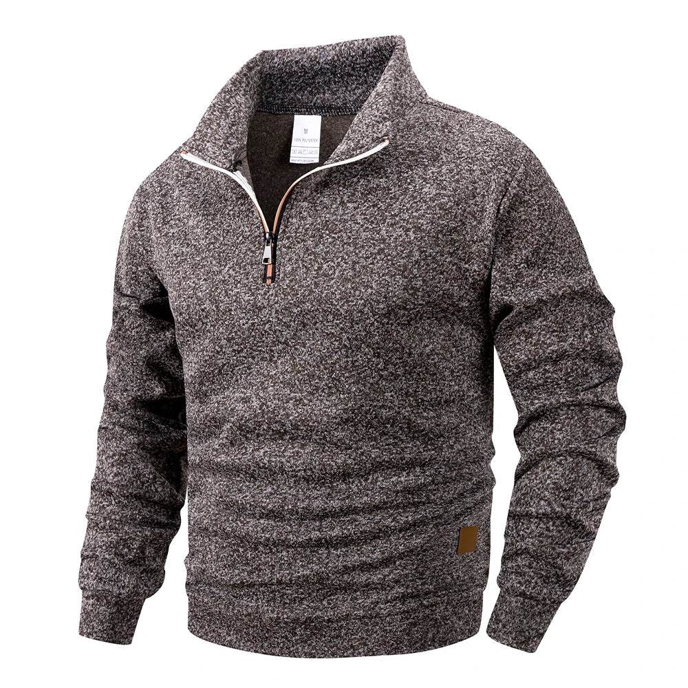 Buy Center Men's Half Zipper Sportswear - Stylish Spring Pullover - Buy Center UK