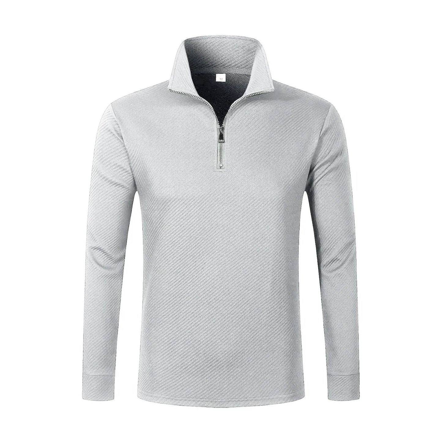 Buy Center Men's Turtleneck Pullover - Trendy Twill Jacquard Style - Buy Center UK