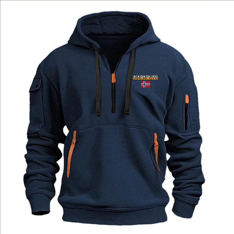Buy Center Vintage Oversized Cotton Hoodie - Men's Pullover Fashion - Buy Center UK