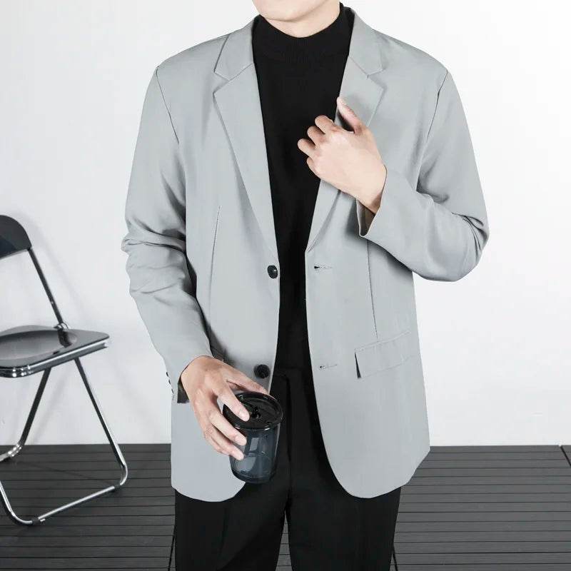 Buy Center Spring Autumn Blazer - Elegant Big Size Men's Suit - Buy Center UK