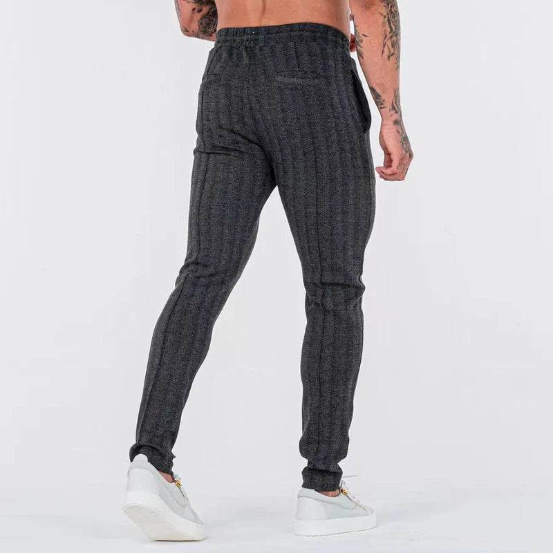 Custom Logo Men's Gym Pants - Flared Streetwear & Comfort Fit - Buy Center UK
