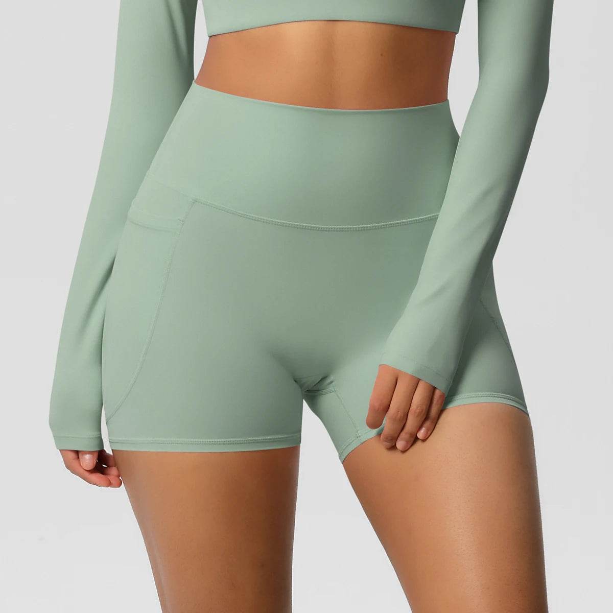 Buy Center Women's Nylon Tummy Lifting Shorts - Gym & Outdoor Ready - Buy Center UK