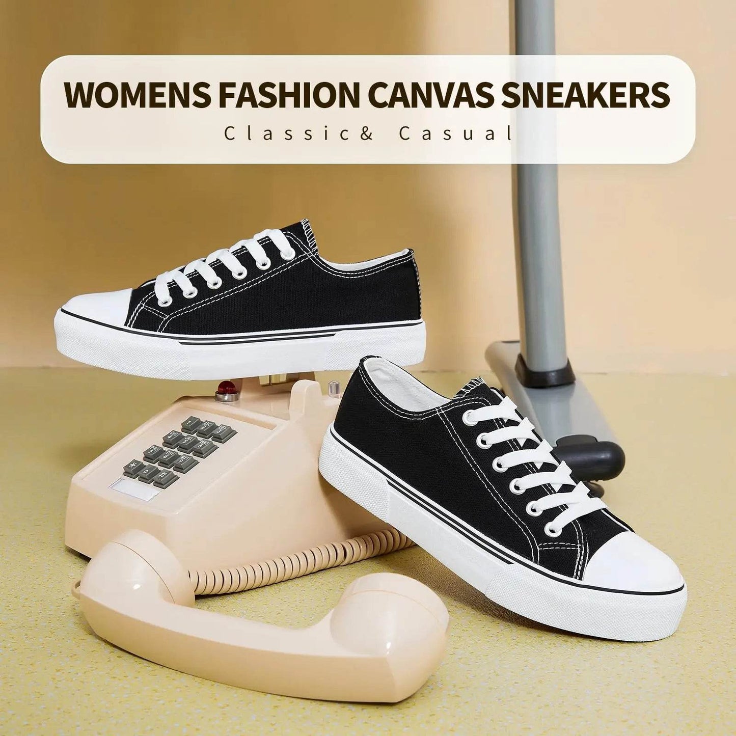 Buy Center Women's Low Top Sneakers - Breathable & Durable Flats - Buy Center UK