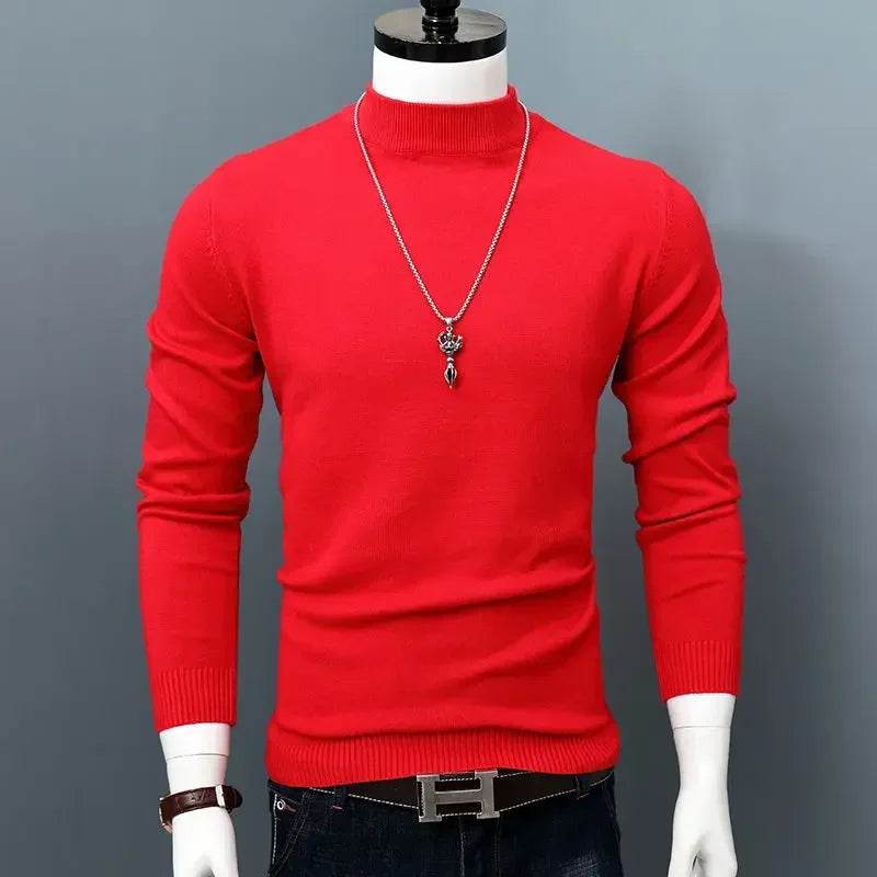 Buy Center Men’s Cashmere Half Turtleneck Sweater - Warm & Stylish - Buy Center UK