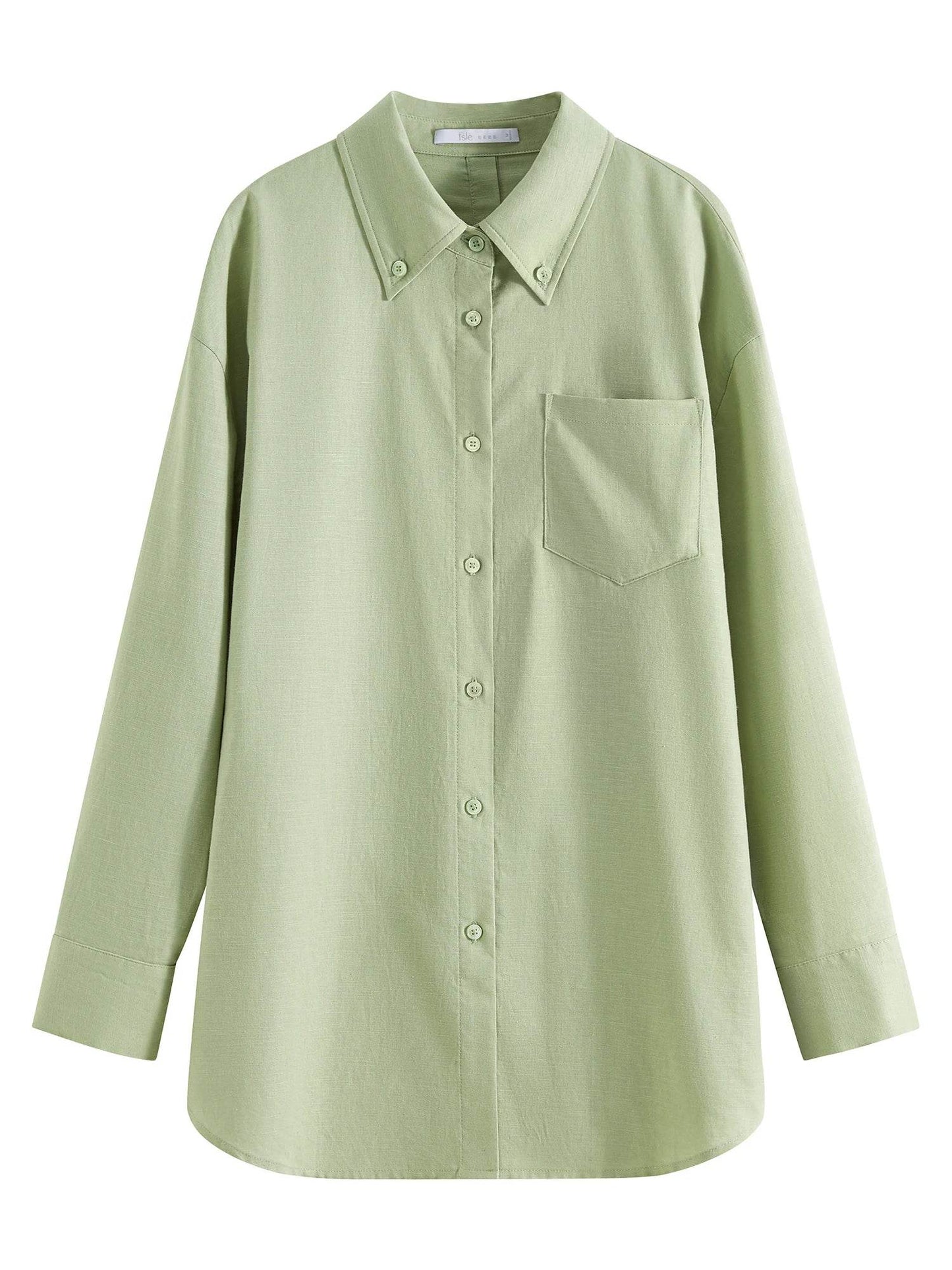 FSLE Women’s Summer Cotton Linen Shirt & Shorts Set - Casual Elegance - Buy Center UK