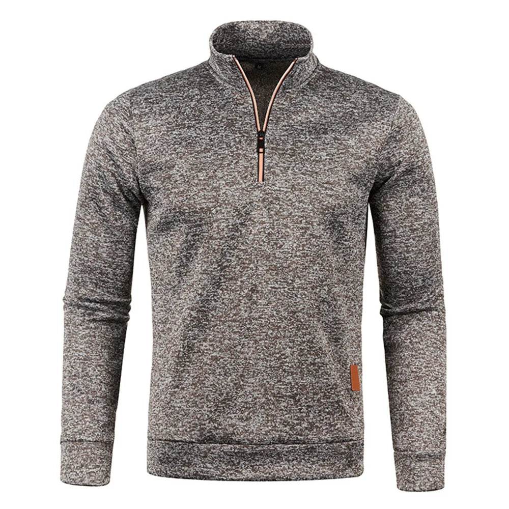 Buy Center Men’s Half-Zip Pullover - Thicker Turtleneck Sweatshirt - Buy Center UK