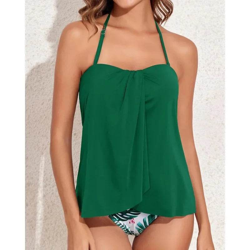 2025 Ladies Two-Piece Bikini Set - Large Triangle Swimwear - Buy Center UK