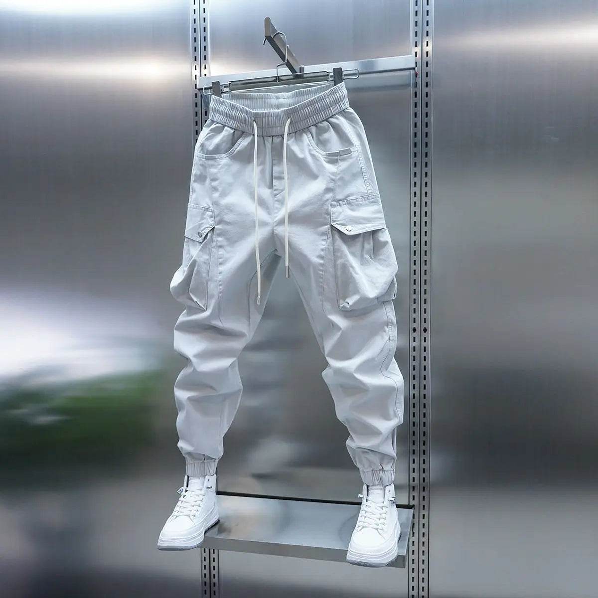 Buy Center Men's Big Pocket Jogger Pants - Slim Fit Harem Trousers - Buy Center UK