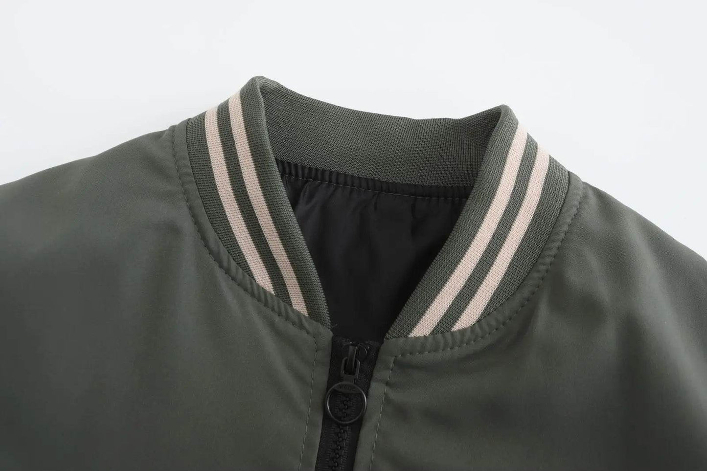 Buy Center Men's Color Contrasting Baseball Jacket - Casual Spring/Fall - Buy Center UK