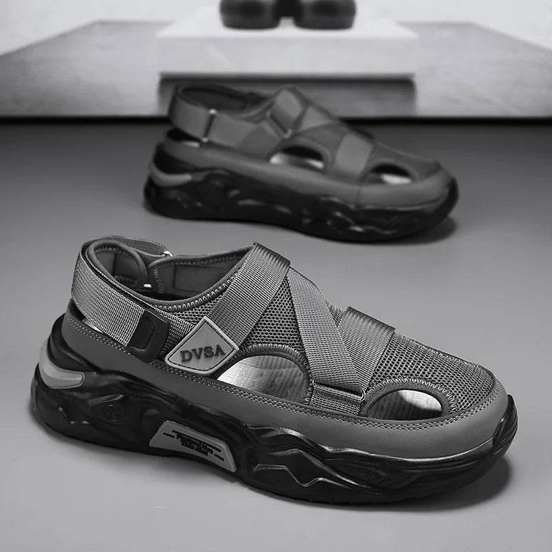 Buy Center Summer Men Sandals - Genuine Leather Casual Footwear - Buy Center UK