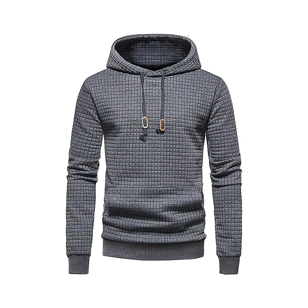 Buy Center Men's Hooded Pullover - Slim Fit Knit Sweater for Fall - Buy Center UK